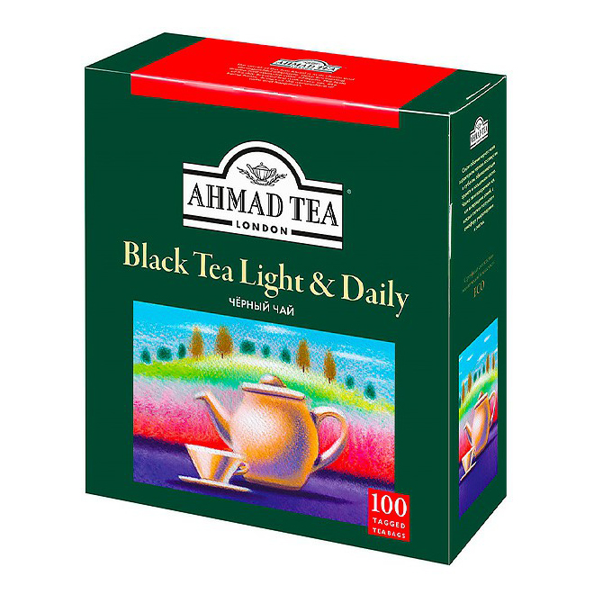 

Чай черный Ahmad Tea Light & Daily в пакетиках 1,5 г x 100 шт