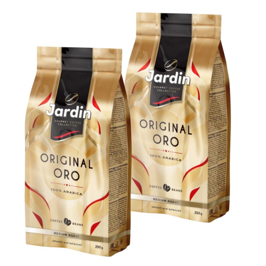 Кофе зерновой Jardin Original Oro 2 уп по 250 грамм