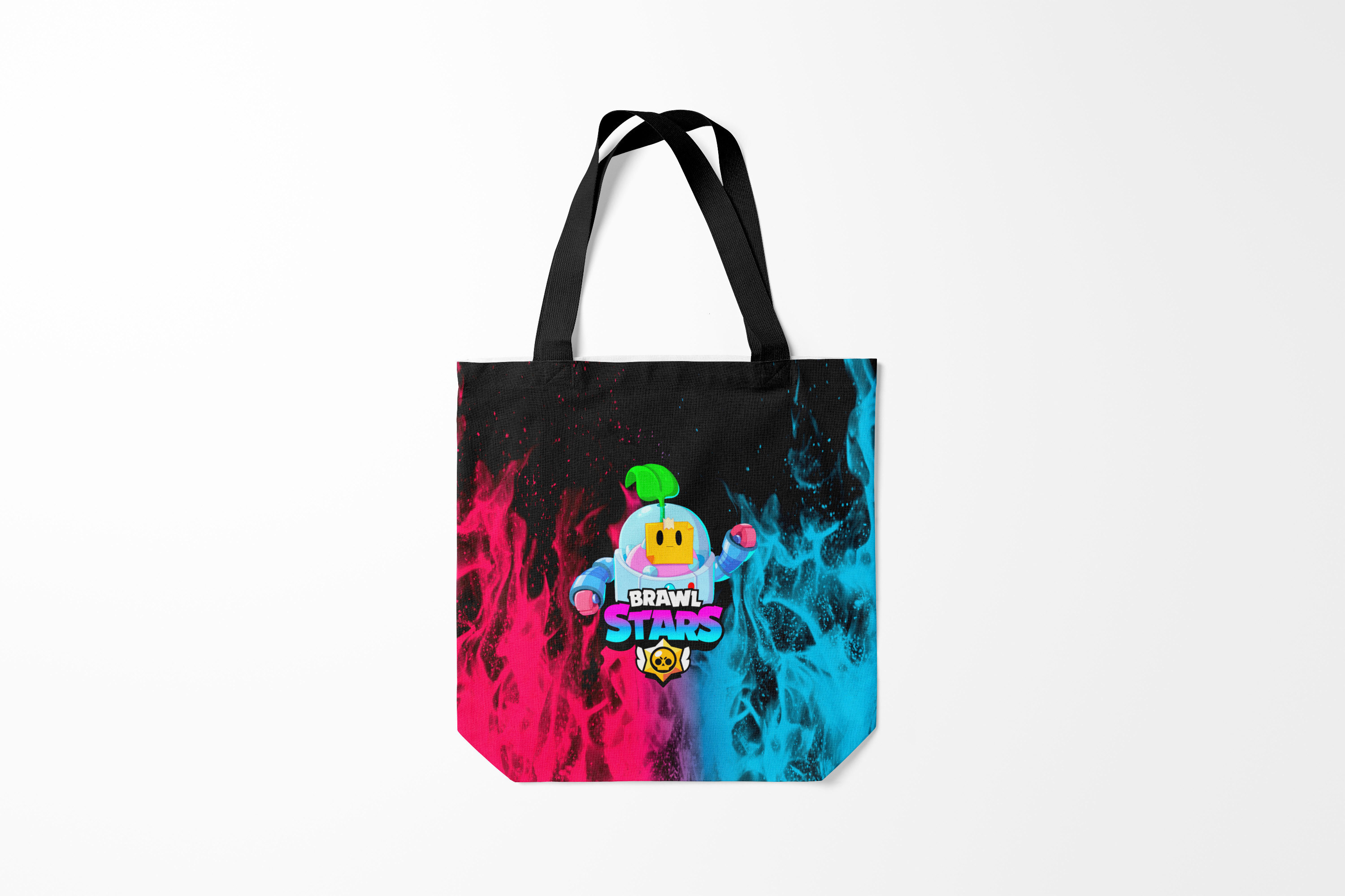 

Сумка шoппер унисекс Burnettie Brawl Stars SPROUT, черный, Brawl Stars SPROUT
