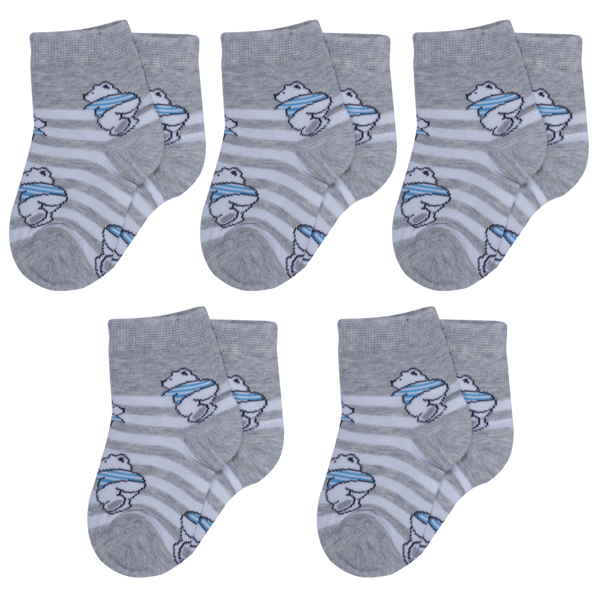 

Носки детские Rusocks 5-Д-31360 цв. белый р. 12-14, Серый;белый, 5-Д-31360