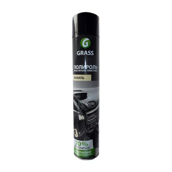 фото Полироль-очиститель пластика grass dashboard cleaner 1201074 0,75 л ваниль
