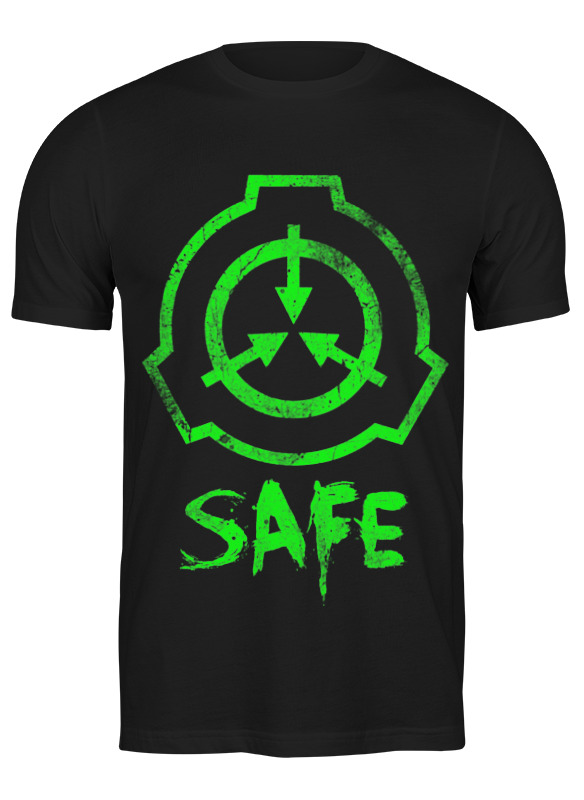 

Футболка мужская Printio Scp, safe черная L, Черный, Scp, safe