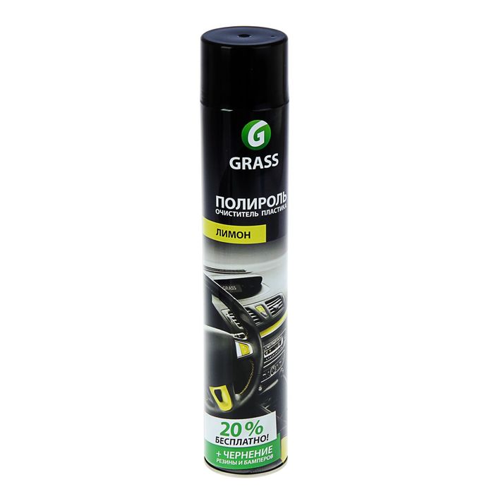 фото Полироль-очиститель пластика grass dashboard cleaner 120107-1 0,75 л лимон