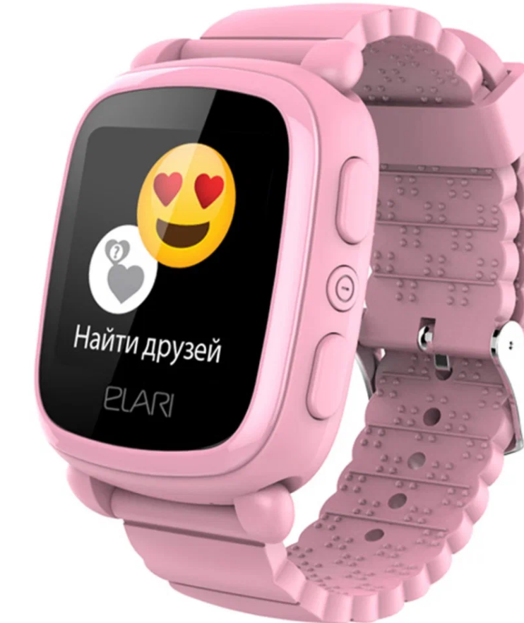 

Детские смарт-часы ELARI KidPhone 2 розовый, KidPhone 2