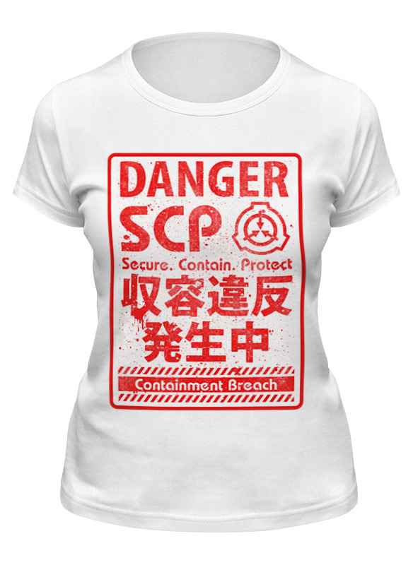 

Футболка женская Printio Scp foundation белая L, Белый, Scp foundation