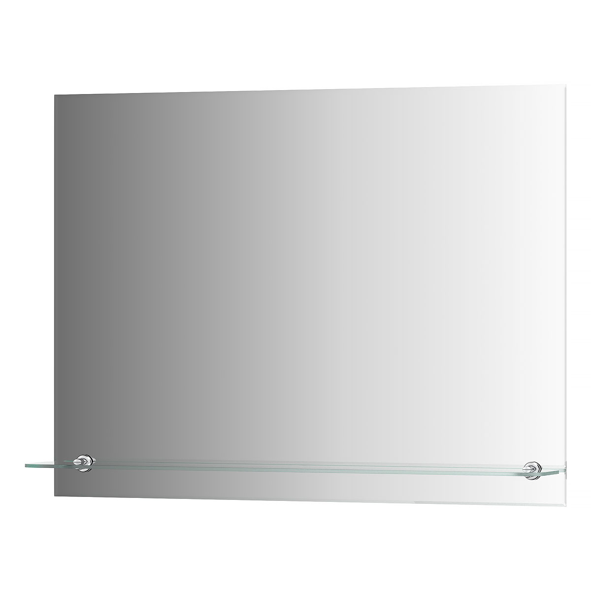 Зеркало настенное с фацетом и полочкой SHELF FACET EVOFORM 80х60 см, SP 9484 зеркало настенное с полочкой shelf edge evoform 50х70 см sp 9490