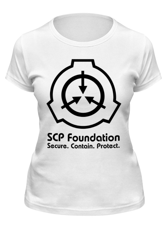 

Футболка женская Printio Scp foundation белая L, Белый, Scp foundation