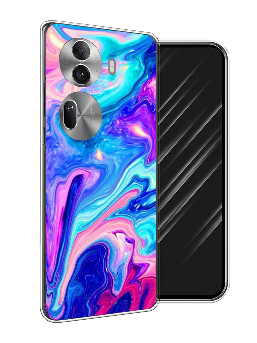 

Чехол Awog на Oppo Reno 11 Pro (Global) "Потеки краски", Розовый, 2515950-1