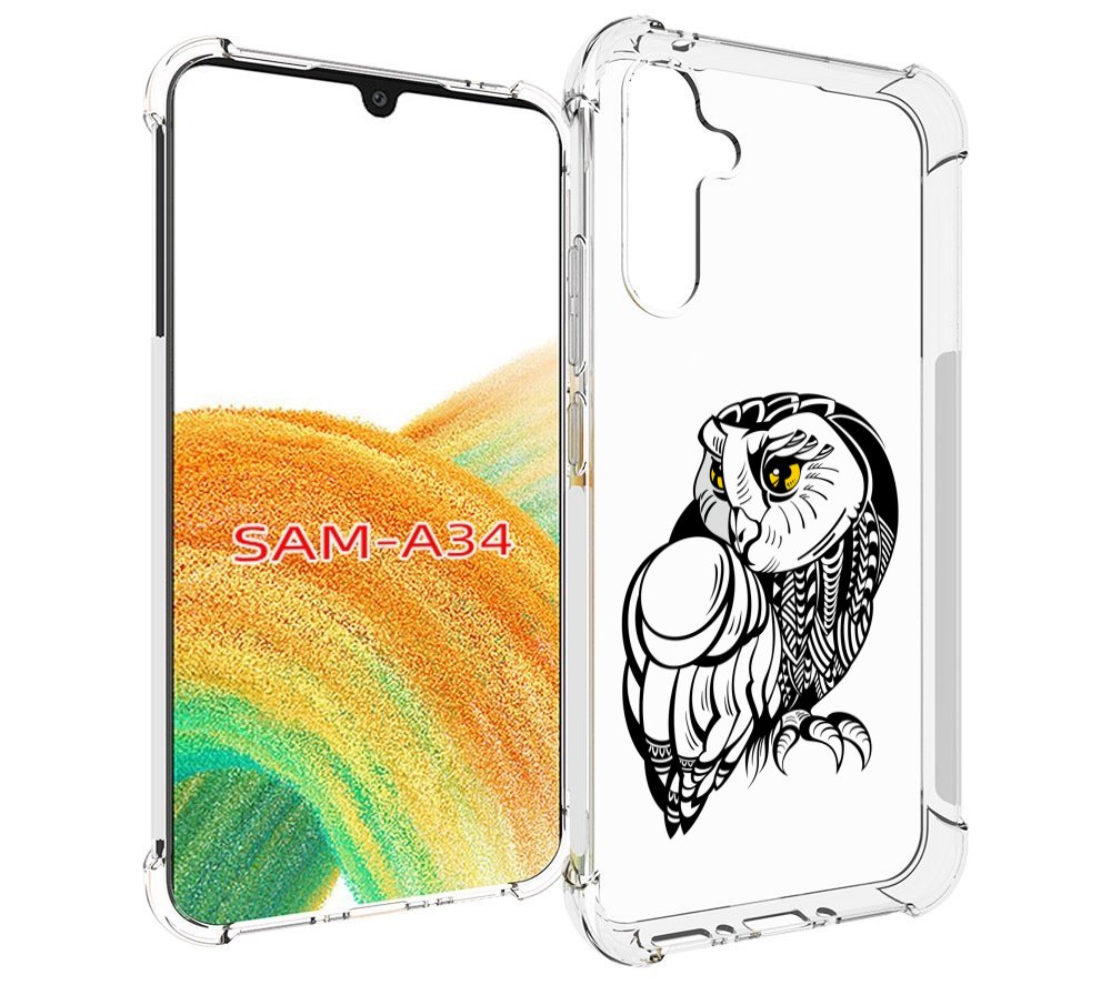 

Чехол MyPads сова-красотка для Samsung Galaxy A34, Tocco