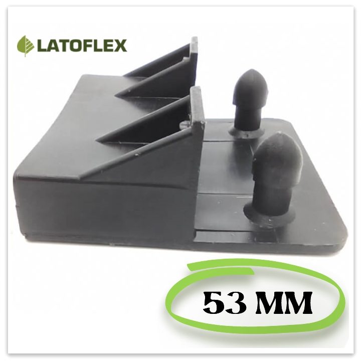 

Латодержатель Latoflex 53 мм 10 шт ЛУ8-53-32ЧК Черный, 53 мм 10 шт