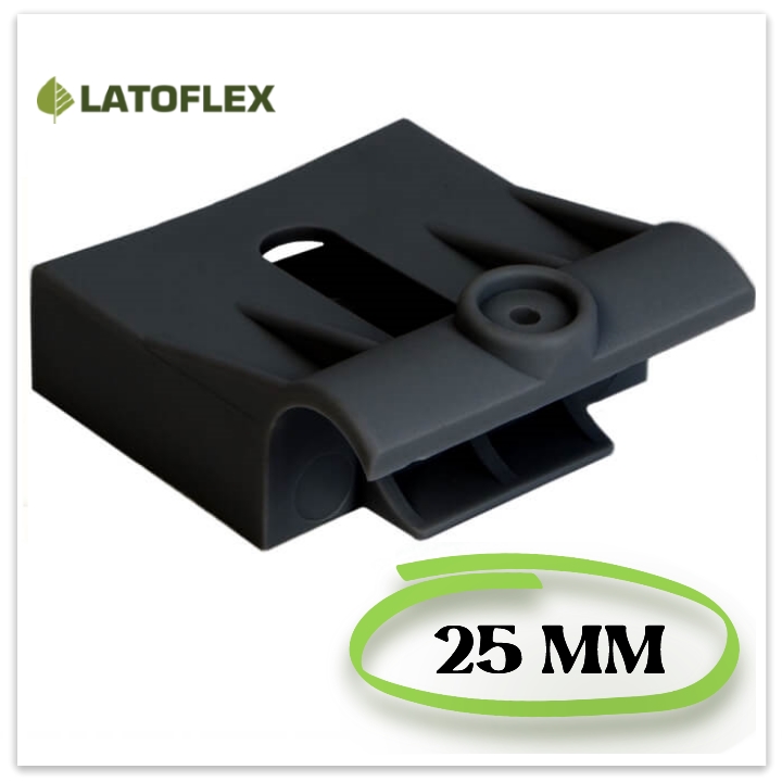 

Латодержатель Latoflex 25 мм 10 шт ЛТ13-62-25ЧК Черный, 25 мм 10 шт