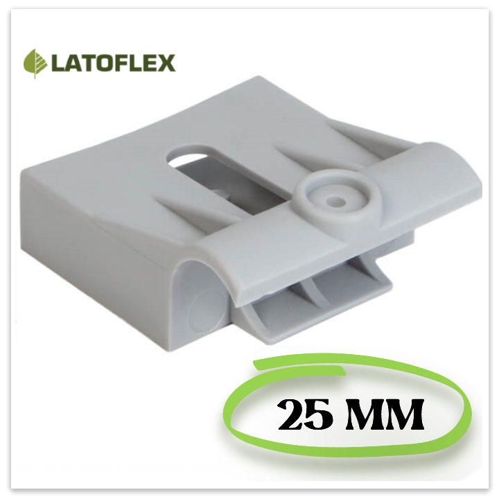 

Латодержатель Latoflex 25 мм 10 шт ЛТ13-62-25С Серый, 25 мм 10 шт