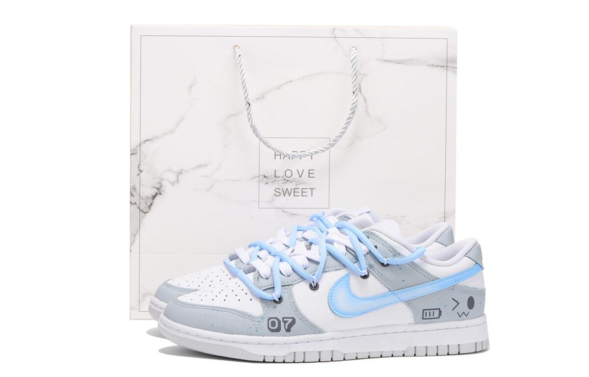 

Кеды унисекс Nike Dunk Low vibe белые 43 EU, Белый, Dunk Low vibe