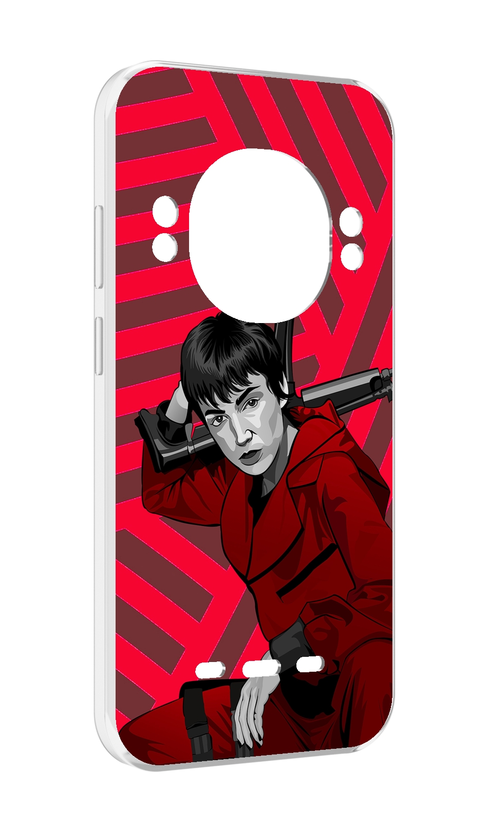 

Чехол Mypads Токио-Бумажный-Дом для Ulefone Power Armor 16 Pro, Прозрачный, Tocco