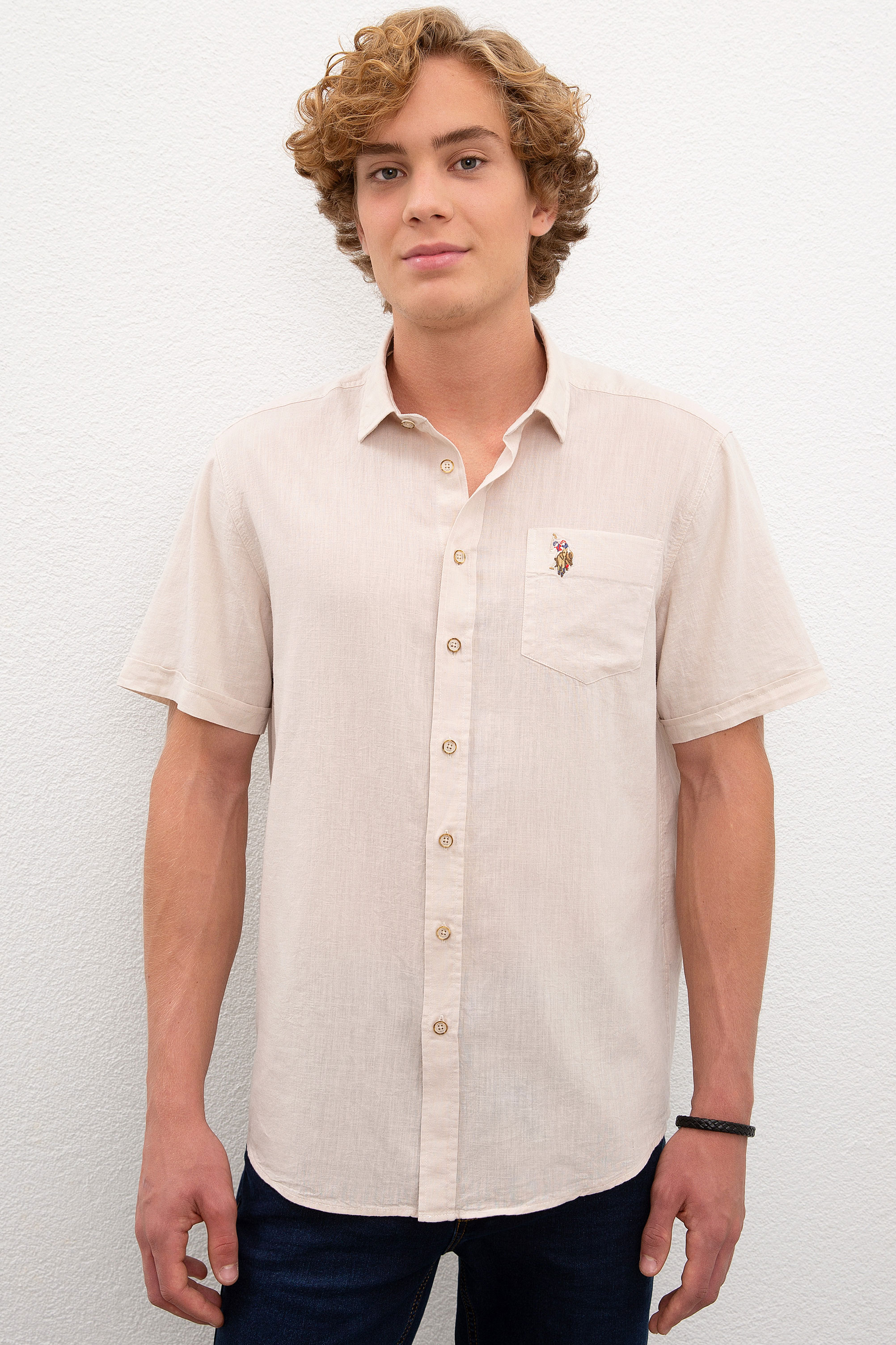 фото Рубашка мужская u.s. polo assn. g081sz0040elfy020y бежевая xl