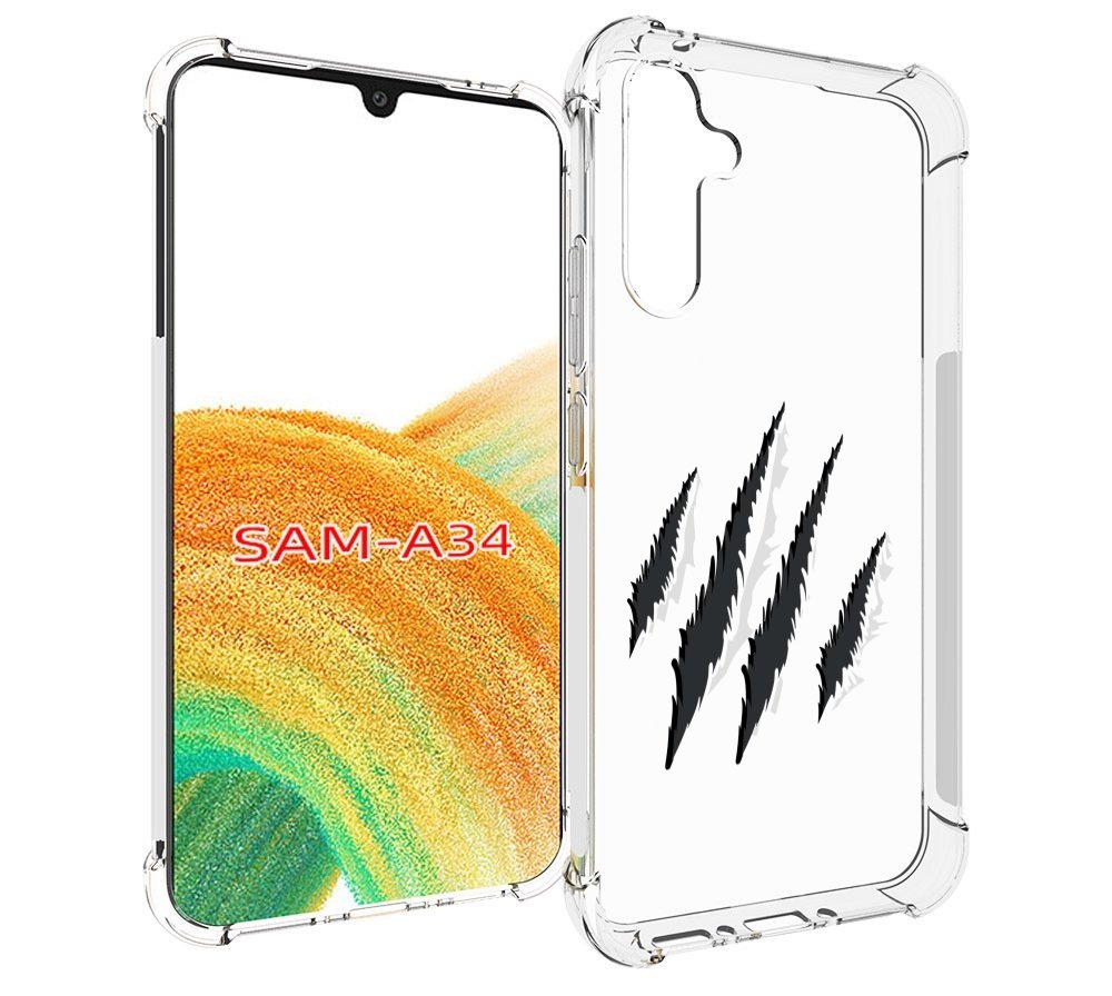

Чехол MyPads след-когтей для Samsung Galaxy A34, Tocco