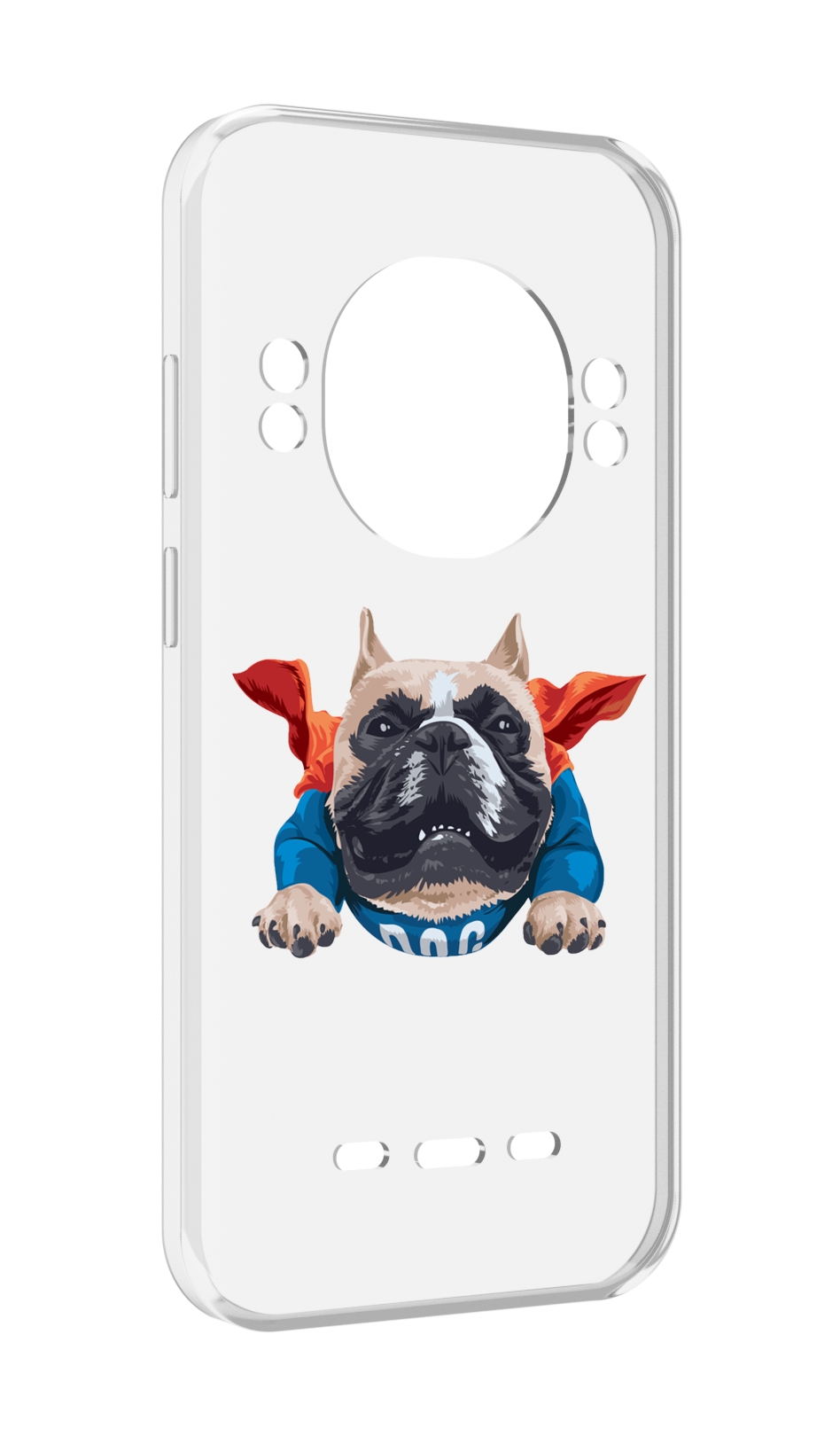 

Чехол Mypads Супер-Дог для Ulefone Power Armor 16 Pro, Прозрачный, Tocco