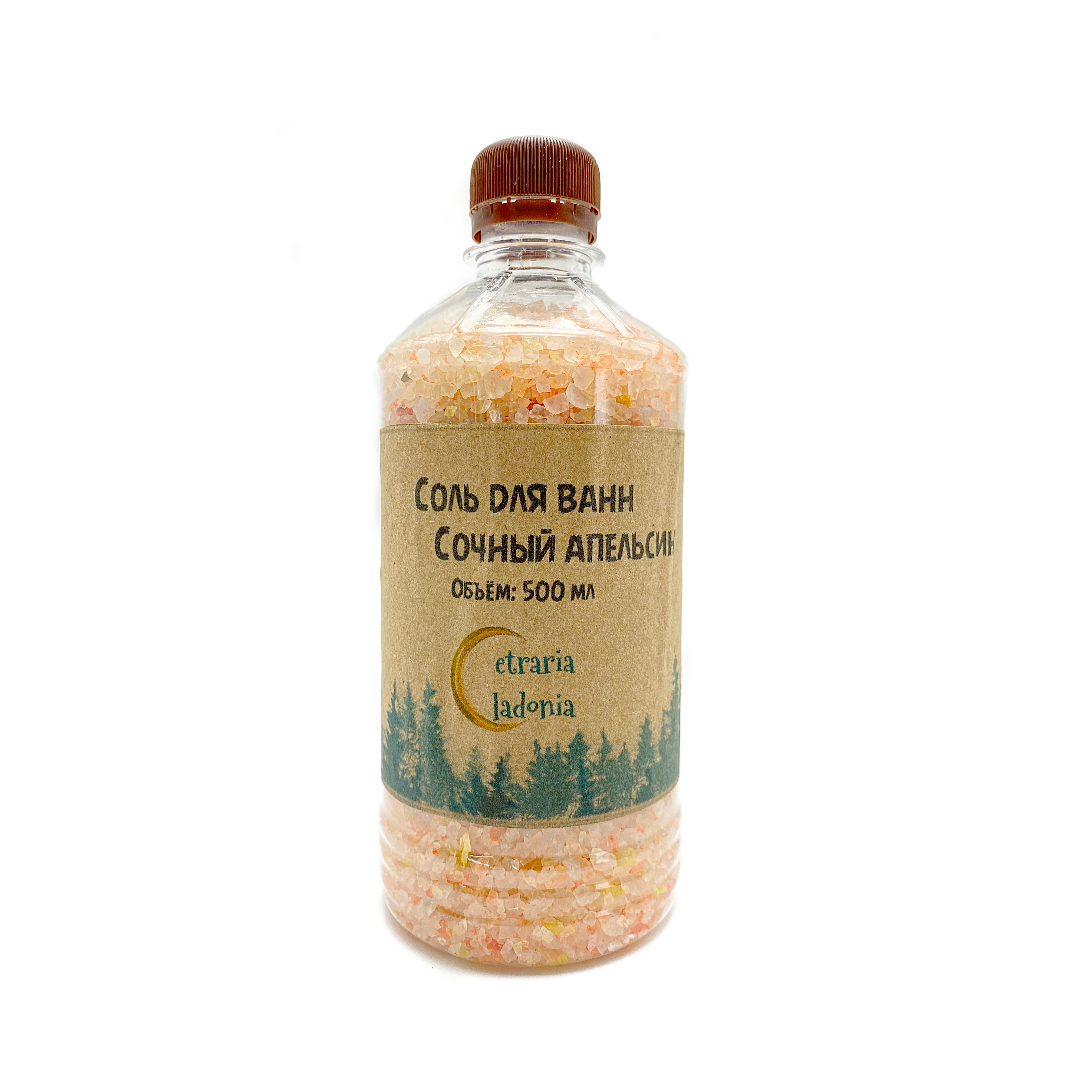 

Соль для ванн Cetraria&Cladonia, Сочный Апельсин (500 мл)