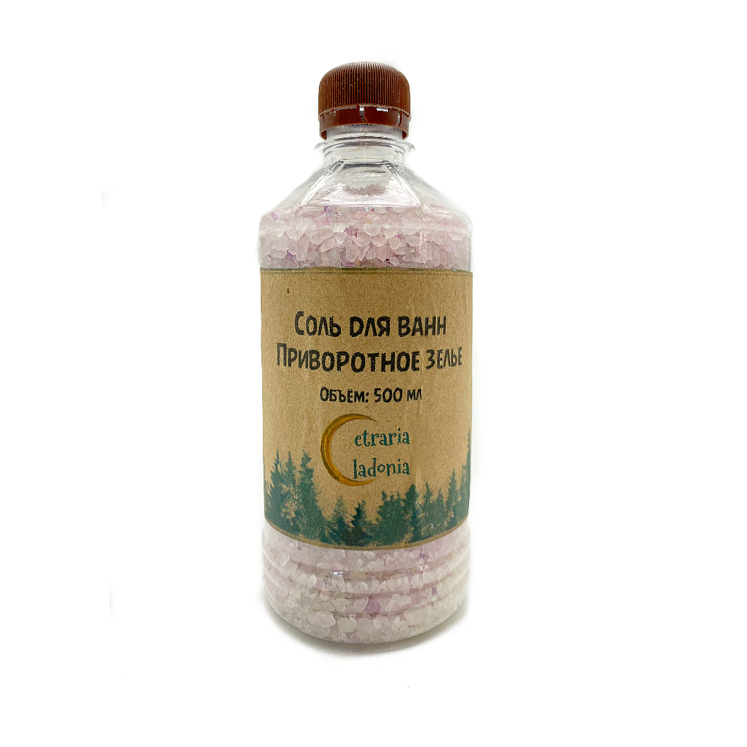 

Соль для ванн Cetraria&Cladonia, Приворотное Зелье (500 мл)