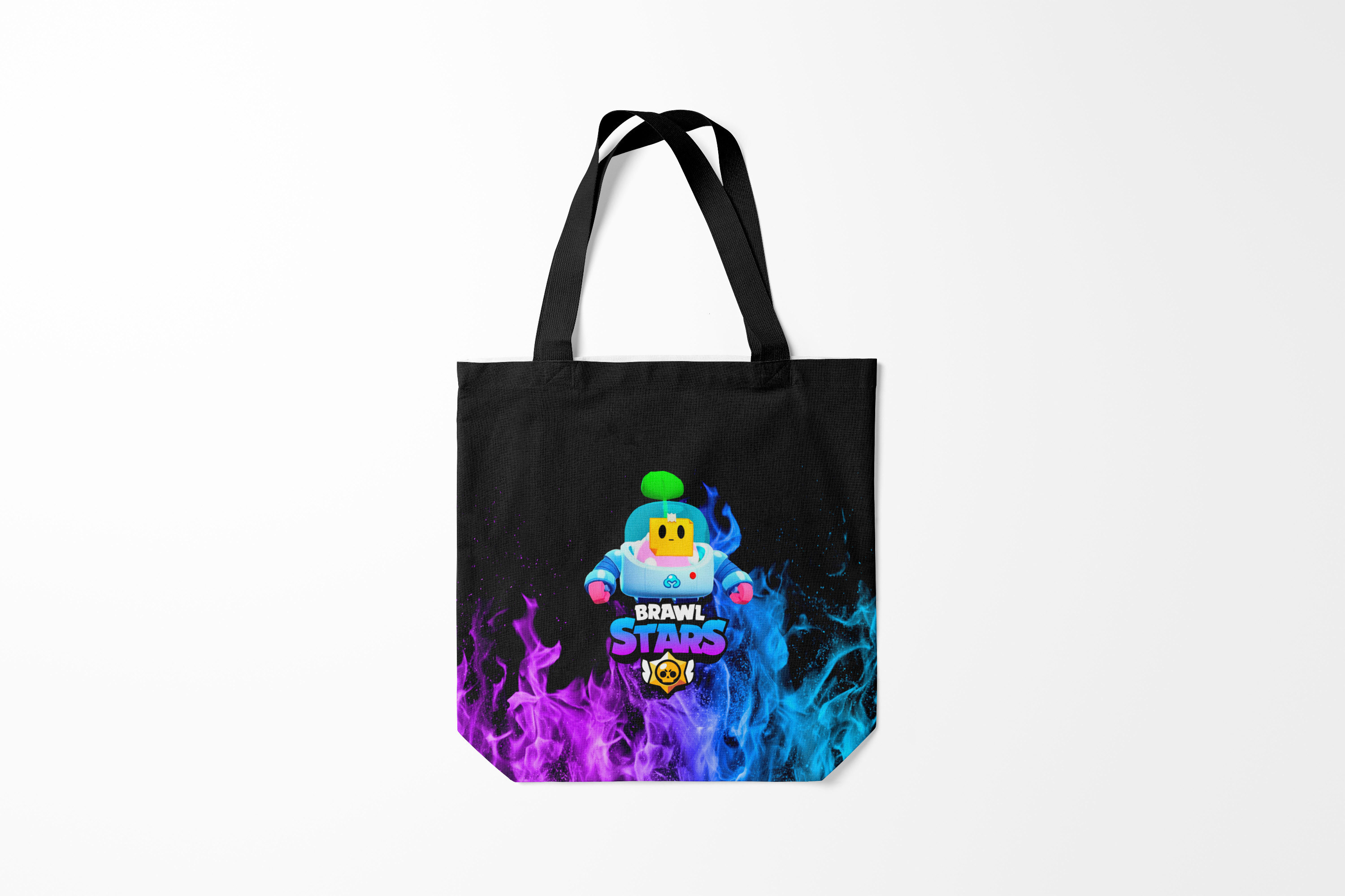 

Сумка шoппер унисекс Burnettie Brawl Stars SPROUT, черный, Brawl Stars SPROUT