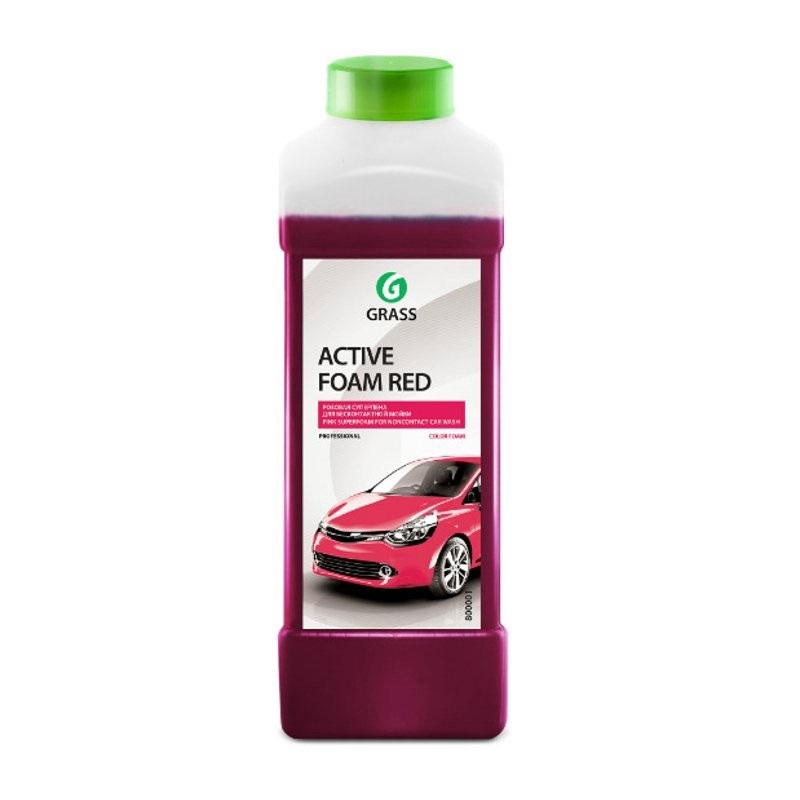 фото Активная пена active foam red 1л (красная пена) grass арт. 800001