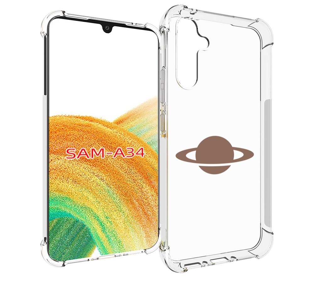 

Чехол MyPads сатурн для Samsung Galaxy A34, Tocco