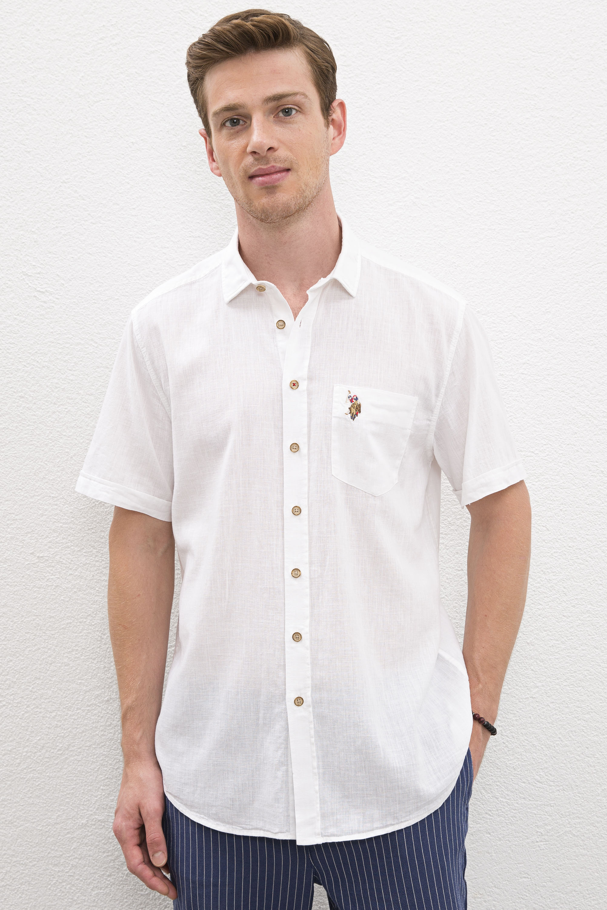 

Рубашка мужская U.S. POLO Assn. G081SZ0040ELFY020Y белая M, Белый, G081SZ0040ELFY020Y