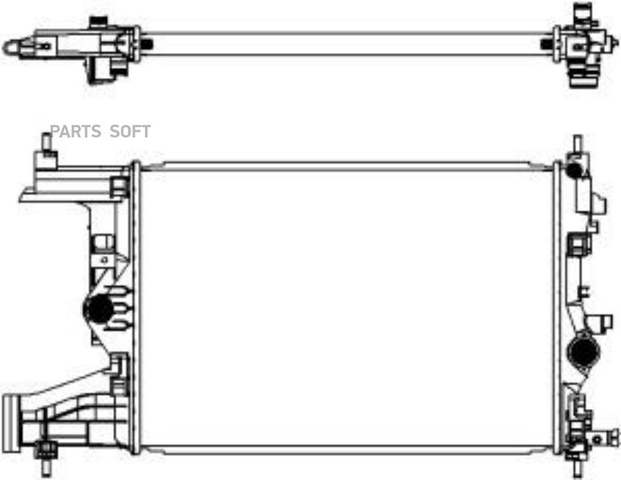 

Радиатор chevrolet cruze j300 1,6l f16d4 2009-