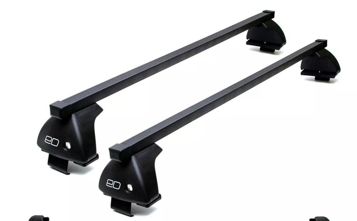 

Багажник на крышу ED с замком прямоугольные дуги 1,25м на Renault Arkana 2019-2022, Черный