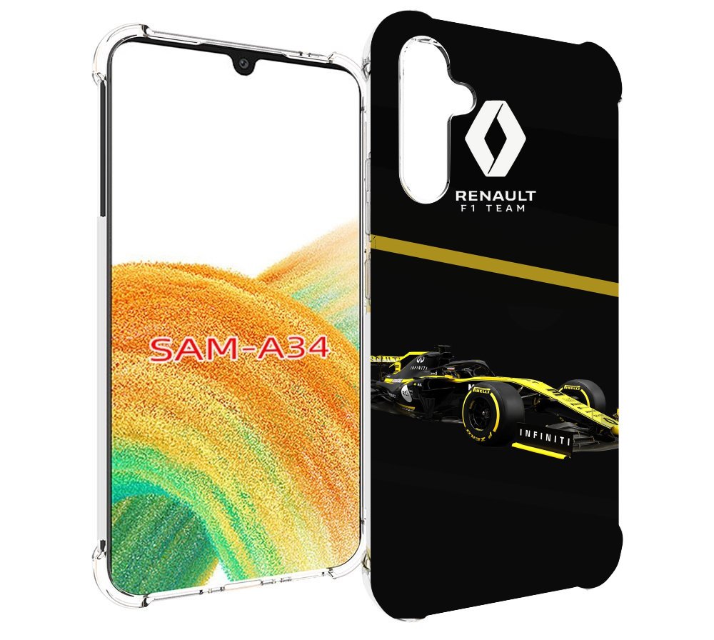 

Чехол MyPads рено renault 2 для Samsung Galaxy A34, Tocco