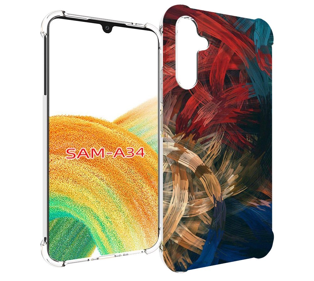 

Чехол MyPads раскрашенная медь для Samsung Galaxy A34, Tocco