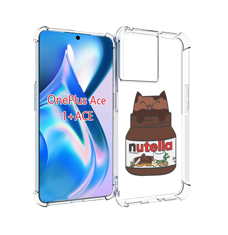 

Чехол MyPads кошечка-в-нутелле для OnePlus Ace, Прозрачный, Tocco