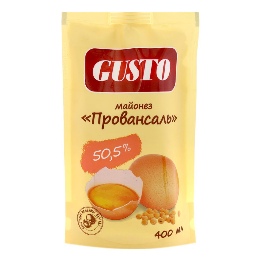 Майонез Gusto 50,5% 400 мл