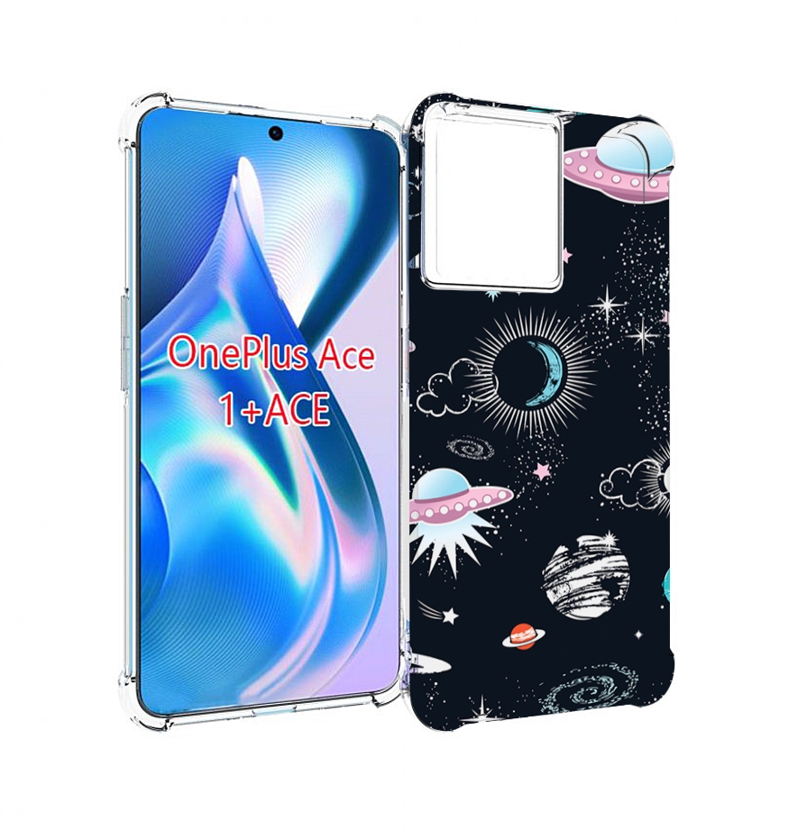 

Чехол MyPads космос-мини-картинки для OnePlus Ace, Прозрачный, Tocco