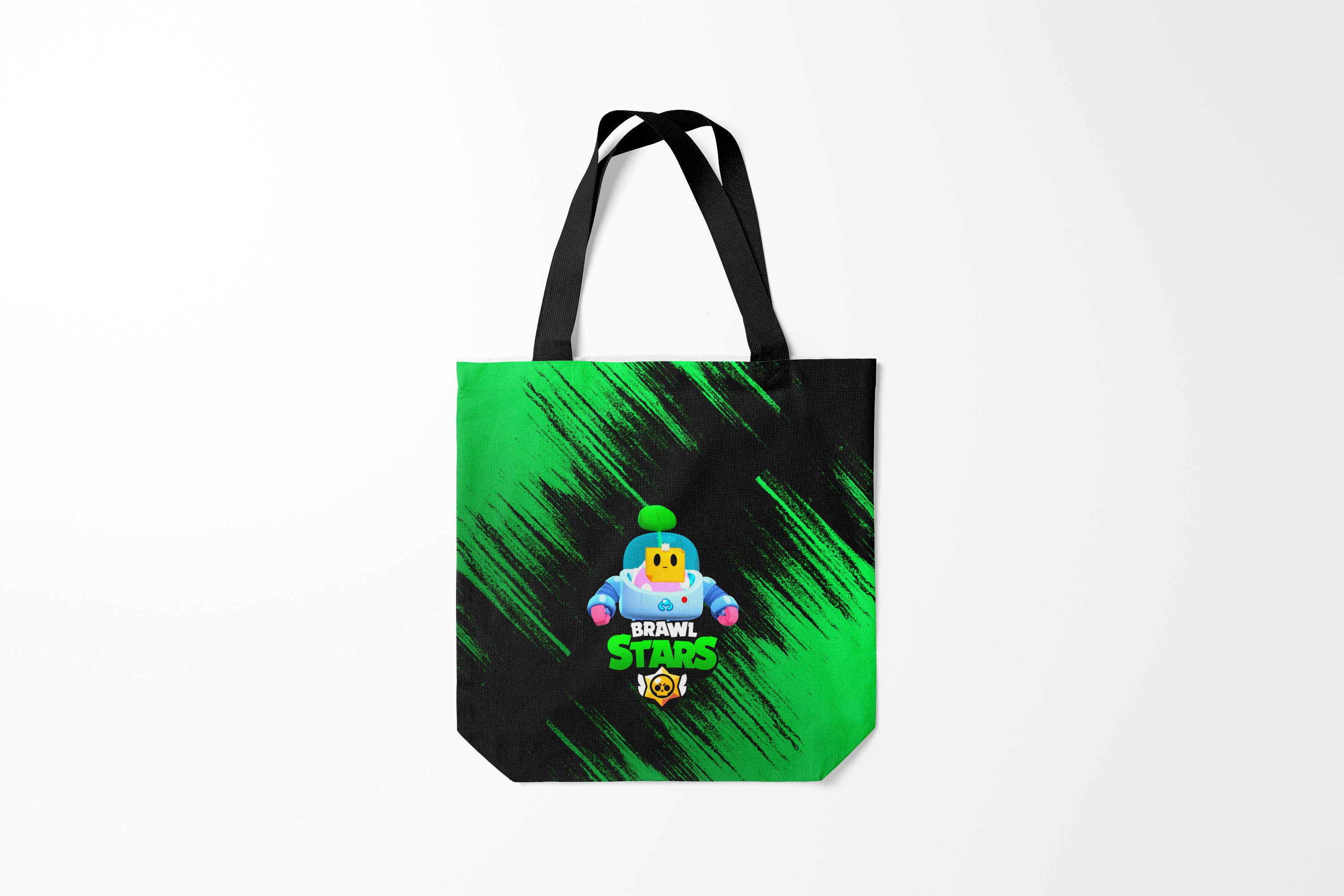 

Сумка шoппер унисекс Burnettie Brawl Stars SPROUT, черный, Brawl Stars SPROUT