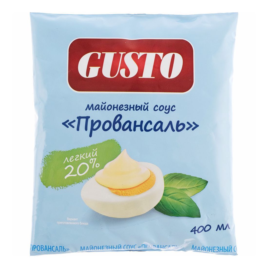 Майонезный соус Gusto 20% 400 мл