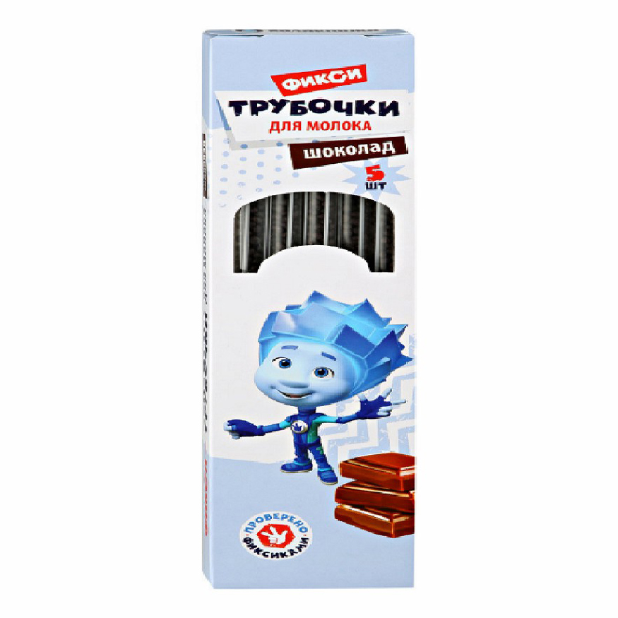 

Трубочки для молока Фиксики Шоколад 22,5 г