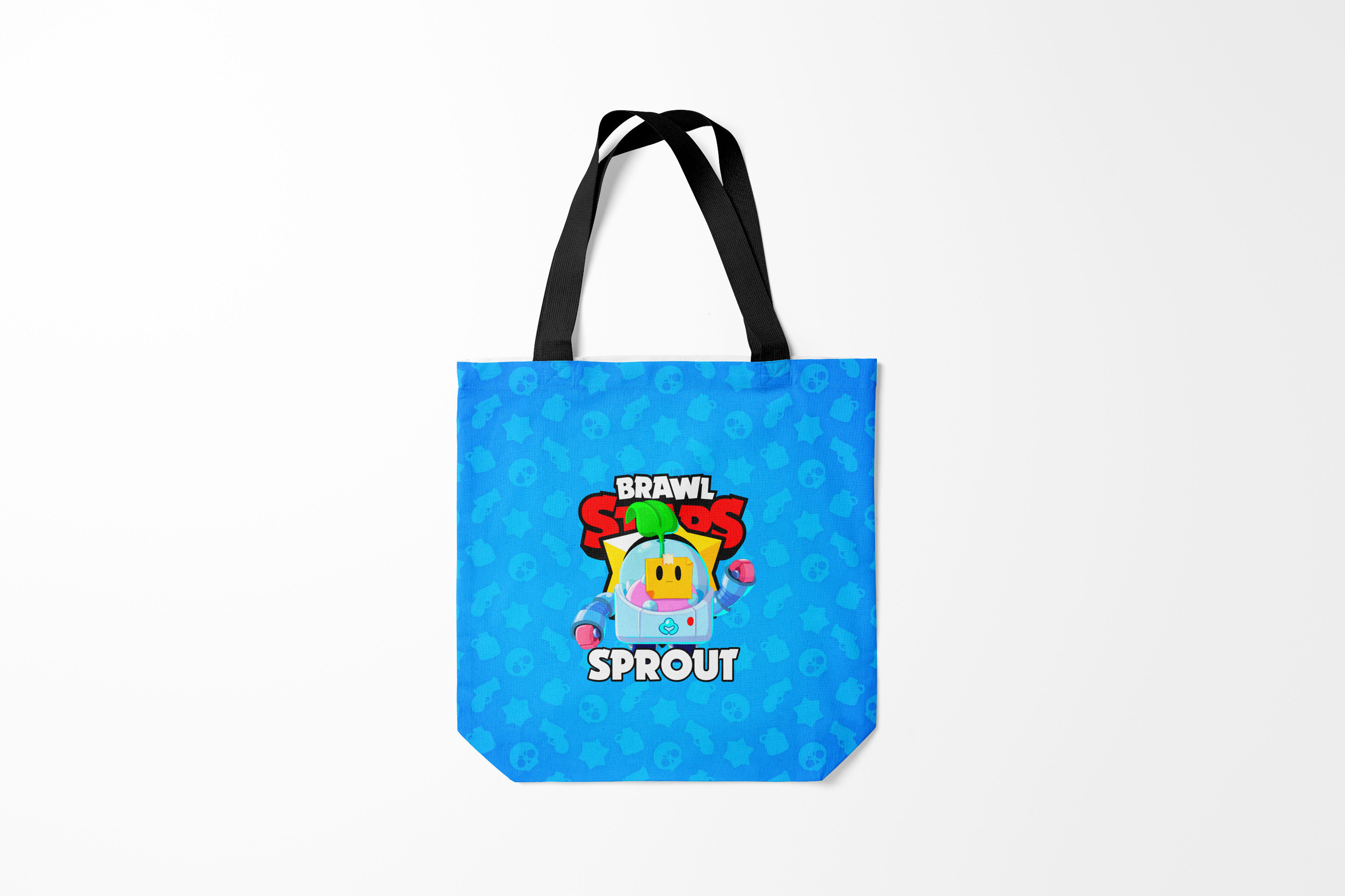 

Сумка шoппер унисекс Burnettie Brawl Stars SPROUT, синий, Brawl Stars SPROUT