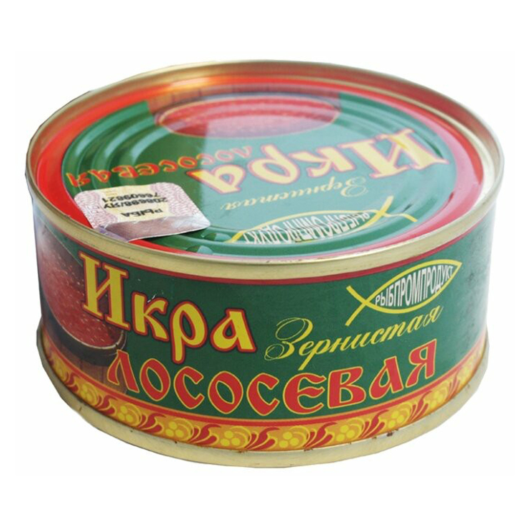 

Икра лососевая красная Рыбпромпродукт зернистая 95 г
