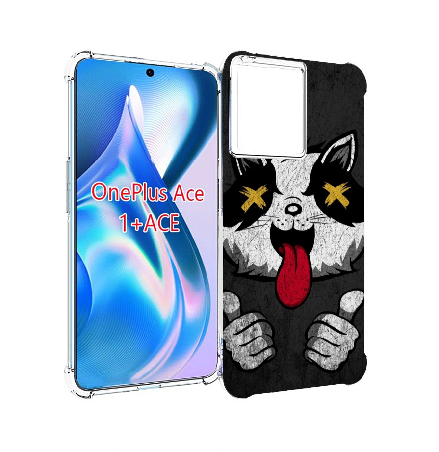 

Чехол MyPads классный зверек для OnePlus Ace, Прозрачный, Tocco