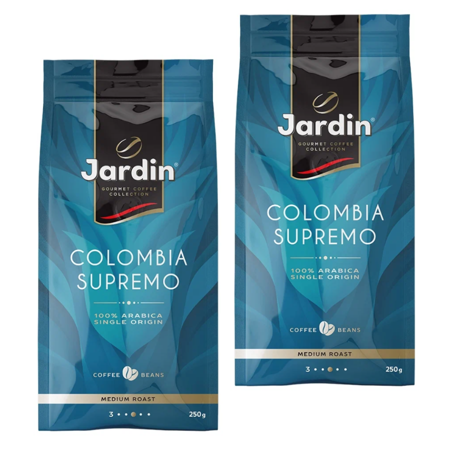 Кофе молотый Jardin Колумбия Супремо 2 шт по 250 грамм
