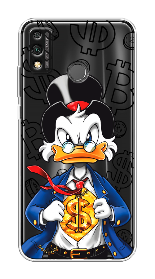 

Чехол на Honor 9X Lite "Scrooge Goldman", Черный;белый;синий, 6104250-1
