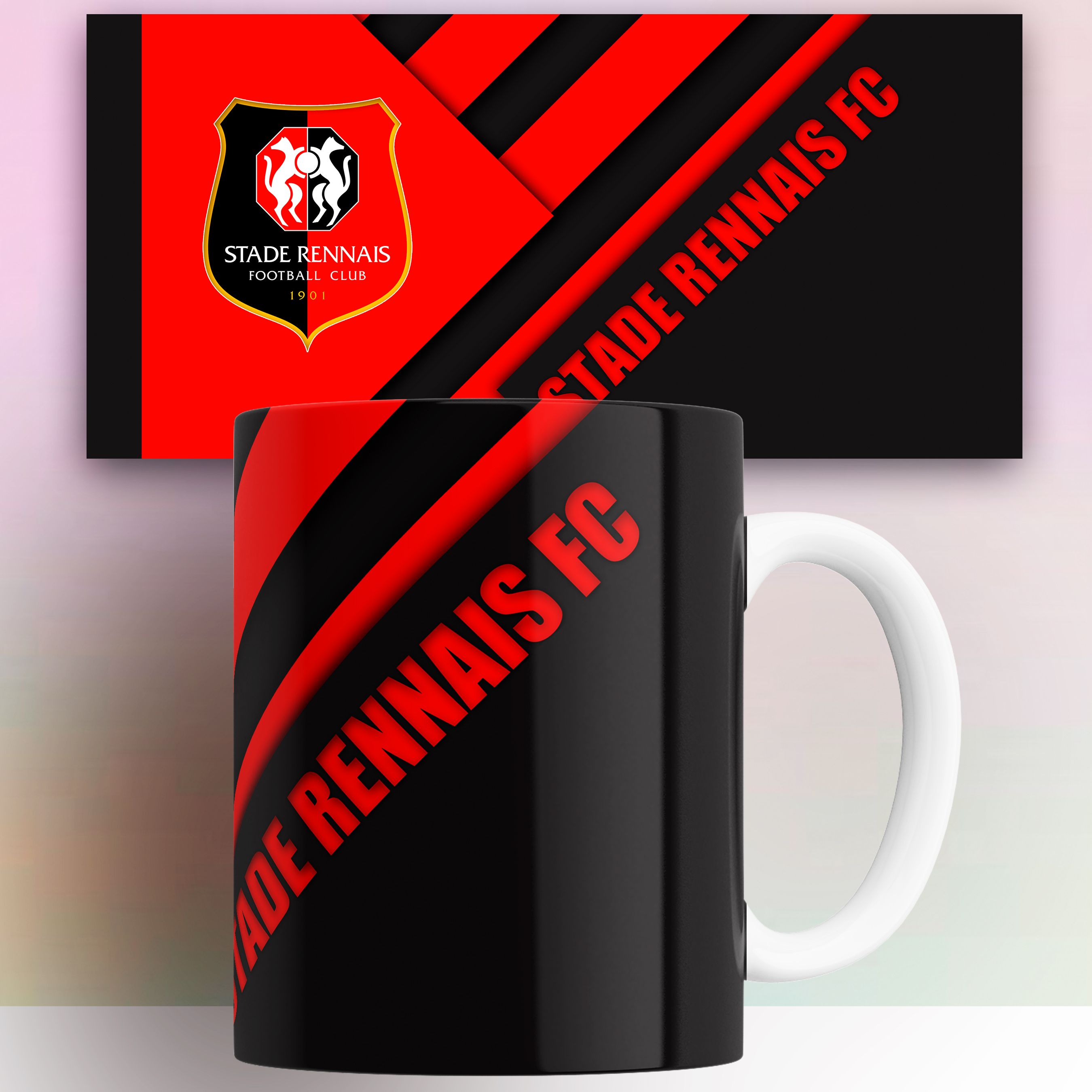 

Кружка футбольный клуб Ренн Stade Rennais 330 мл