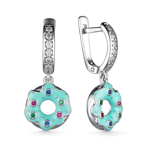 

Серьги из серебра с фианитом DEWI KIDS 902021766, 902021766