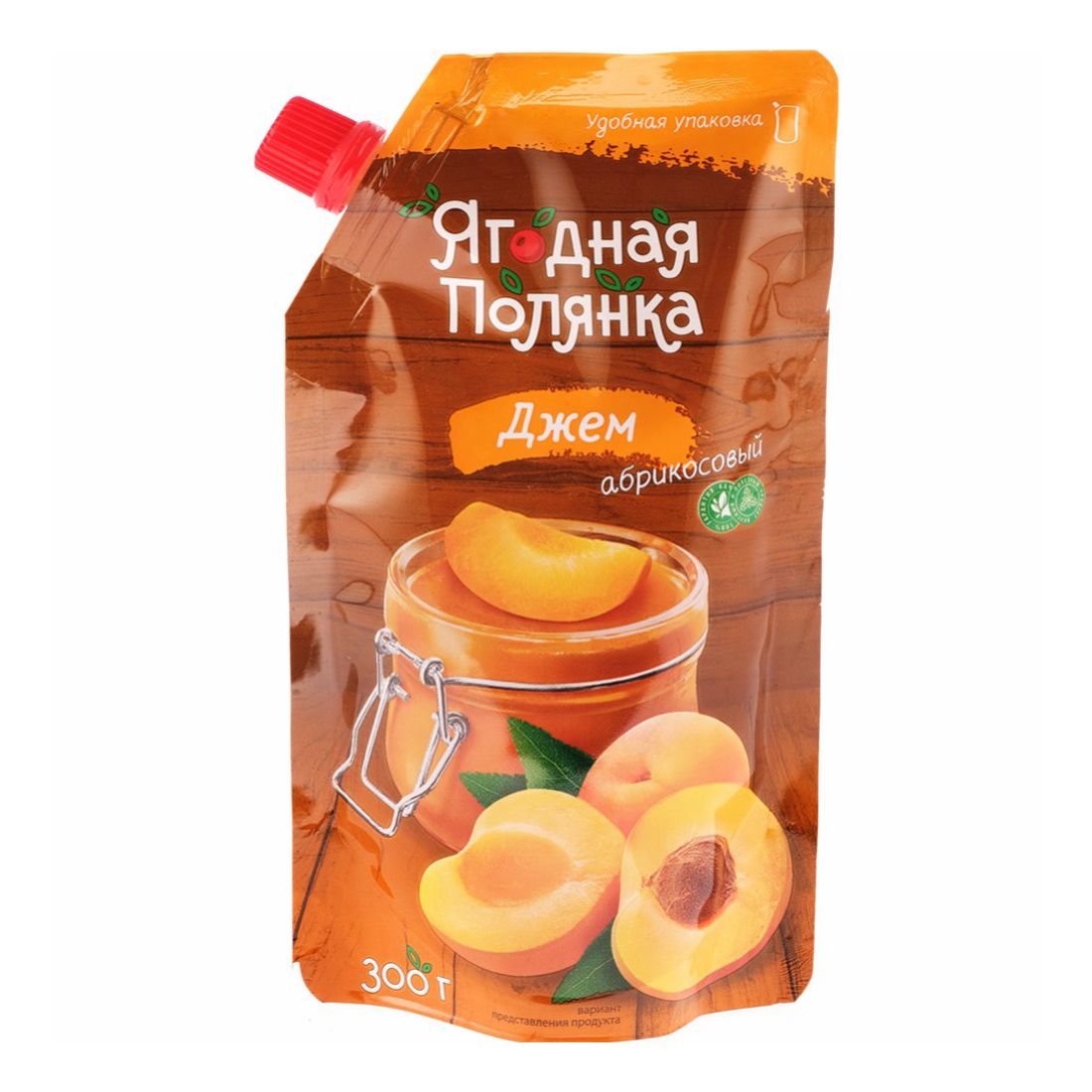 Джем Ягодная полянка абрикосовый 300 г