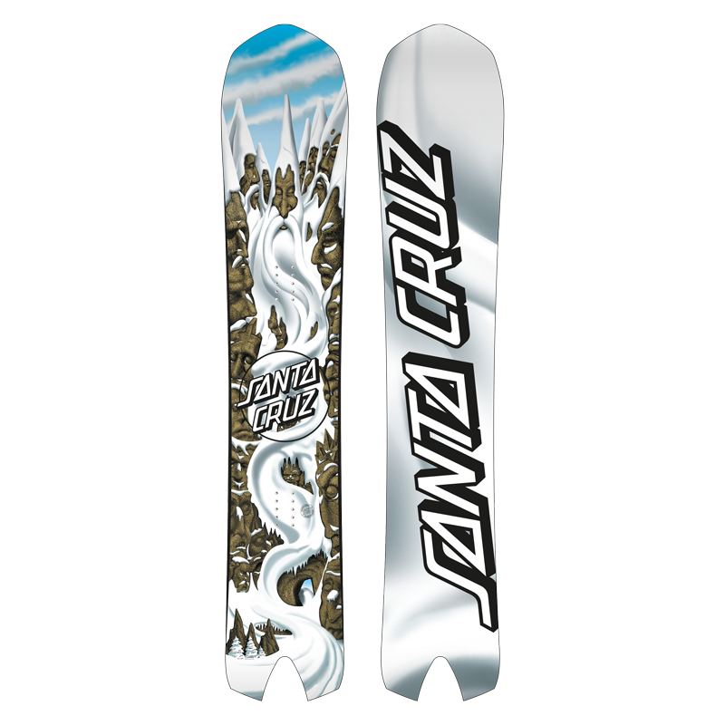 Сноуборд SANTA CRUZ Wizard White, 168