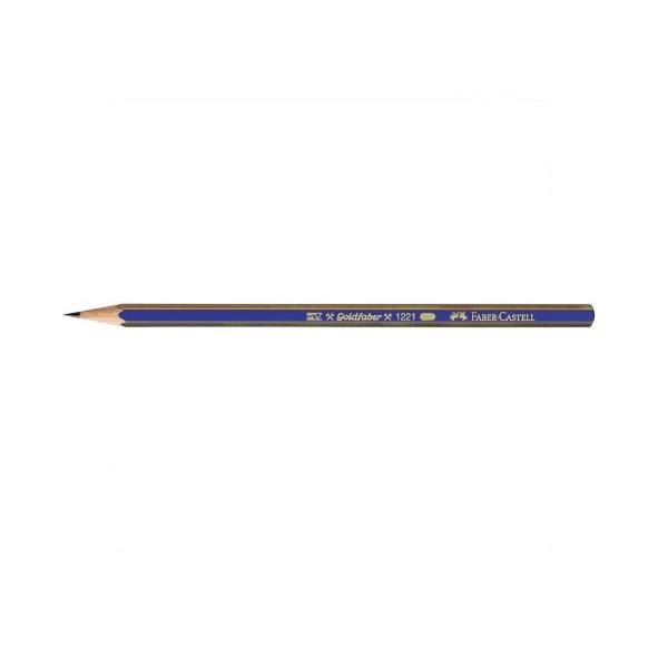 фото Карандаш чернографитный "goldfaber 1221", 4h faber-castell