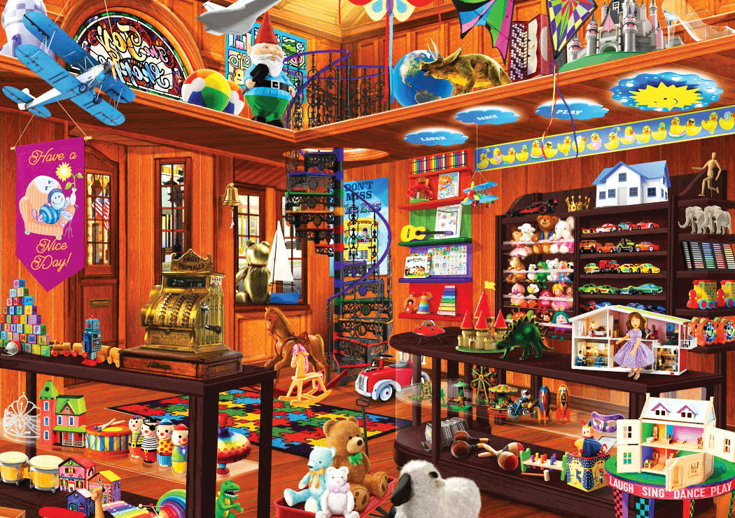 

Пазл Bluebird Toy Shoppe Hidden 1000 эл. BL70227-P