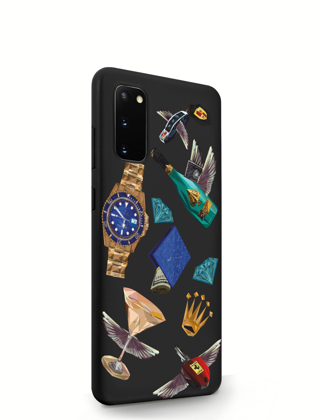 фото Чехол musthavecase для samsung galaxy s20 luxury lifestyle черный