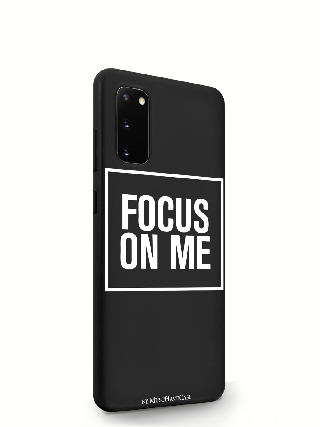 фото Чехол musthavecase для samsung galaxy s20 focus on me черный